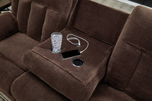 Load image into Gallery viewer, Free Wake - Reclining Power Sofa With Drop Down Table - Chocolate
