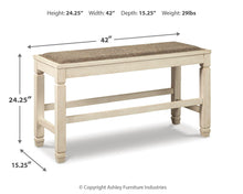Load image into Gallery viewer, Bolanburg - DBL Counter UPH Bench  - Beige
