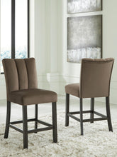 Load image into Gallery viewer, Jeshina - Upholstered Barstool (Set of 2) - Mocha
