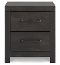 Load image into Gallery viewer, Hollivern - Two Drawer Night Stand - Dark Gray
