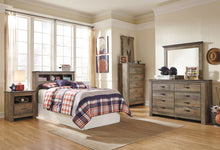Load image into Gallery viewer, Trinell - Youth Bookcase Headboard
