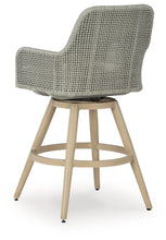 Load image into Gallery viewer, Seton Creek - Barstool With Cushion (Set of 2) - Beige / Gray
