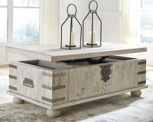Load image into Gallery viewer, Carynhurst - Lift Top Cocktail Table - White Wash Gray
