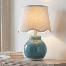 Load image into Gallery viewer, Byronburg - Ceramic Table Lamp - Blue / Beige
