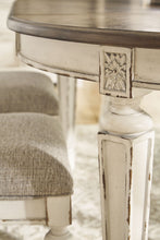 Load image into Gallery viewer, Realyn - Oval Dining Room Extension Table - Chipped White
