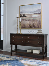 Load image into Gallery viewer, Lavinton - 8 Pc. - Dining Room Extension Table, 6 Side Chairs, Server - Brown
