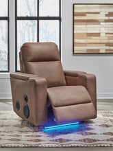 Load image into Gallery viewer, Lorrenton - Glider Power Recliner With Audio System - Caramel
