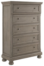 Load image into Gallery viewer, Lettner - Five Drawer Chest - 2-handles - Light Gray
