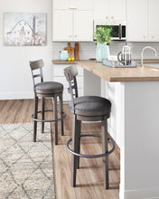 Load image into Gallery viewer, Caitbrook - Tall UPH Swivel Barstool - Gray
