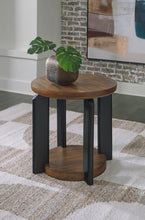 Load image into Gallery viewer, Kraeburn - Round End Table - Brown / Black
