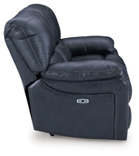 Load image into Gallery viewer, Leesworth - 3 Pc. - Power Reclining Sofa, Power Reclining Loveseat, Power Rocker Recliner - Ocean
