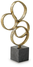 Load image into Gallery viewer, Wellcott - Sculpture - Gold Finish / Black
