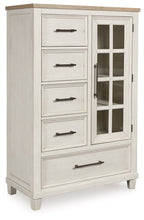 Load image into Gallery viewer, Shaybrock - Door Chest - Antique White / Brown
