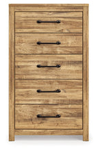 Load image into Gallery viewer, Maystonna - Five Drawer Chest - Brown
