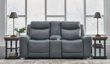 Load image into Gallery viewer, Mindanao - 2 Pc. - Power Reclining Sofa, Power Reclining Loveseat with Console - Steel
