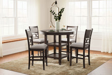 Load image into Gallery viewer, Langwest - Dining Room Counter Table Set (Set of 5) - Brown

