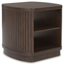 Load image into Gallery viewer, Korestone - Square End Table - Dark Brown
