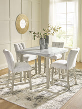 Load image into Gallery viewer, Larawyn - 5 Pc. - Counter Height Dining Table And 4 Barstools - Bisque
