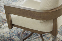 Load image into Gallery viewer, Serene Bay - Swivel Chair With Cushion (Set of 2) - Dark Brown / White
