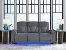 Load image into Gallery viewer, Studio Cave - Power Reclining Sofa - Steel
