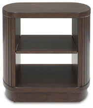 Load image into Gallery viewer, Korestone - Square End Table - Dark Brown
