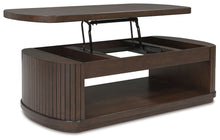 Load image into Gallery viewer, Korestone - Lift Top Cocktail Table - Dark Brown
