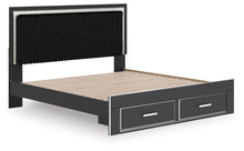 Load image into Gallery viewer, Zuraleus - Upholstered Panel Platform Storage Bed
