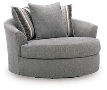 Load image into Gallery viewer, Creston Heights - Oversized Swivel Accent Chair - Smolder
