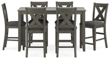 Load image into Gallery viewer, Caitbrook - Rect Drm Counter Table Set (Set of 7) - Gray
