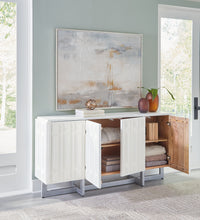 Load image into Gallery viewer, Ornawel - Accent Cabinet - Distressed White
