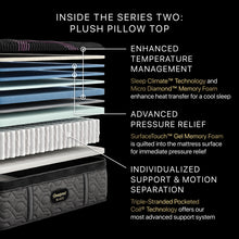 Load image into Gallery viewer, Beautyrest Black - 16.25" Series Two Plush Pillow Top Mattress
