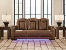 Load image into Gallery viewer, Gruaro - Power Reclining Sofa With Adjustable Headrest - Amber
