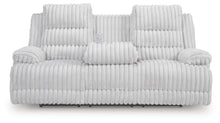 Load image into Gallery viewer, Rhines Falls - Reclining Power Sofa With Drop Down Table - Alloy
