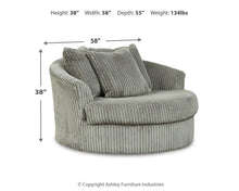 Load image into Gallery viewer, Lindyn - Oversized Swivel Accent Chair
