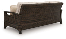 Load image into Gallery viewer, Monterey Point - Sofa With Cushion - Dark Brown
