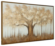 Load image into Gallery viewer, Dalewick - Wall Art - Brown / Gray / Gold Finish
