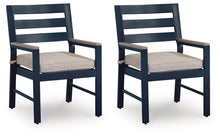 Load image into Gallery viewer, East Beach - Arm Chair With Cushion (Set of 2) - Blue
