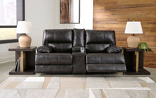 Load image into Gallery viewer, Mountainous - Power Reclining Loveseat With Console /Adj Headrest - Eclipse
