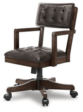 Load image into Gallery viewer, Breckington - Home Office Desk Chair - Dark Brown

