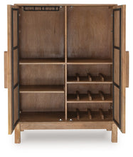 Load image into Gallery viewer, Pellamour - Bar Cabinet - Natural Brown
