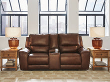 Load image into Gallery viewer, DeepWakes - Power Reclining Loveseat / Console / Adjustable Headrest
