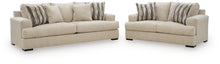 Load image into Gallery viewer, Lofwood - 2 Pc. - Sofa And Loveseat - Oatmeal
