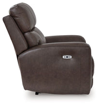 Load image into Gallery viewer, Crossplex - Power Recliner / Adjustable Headrest - Smoke

