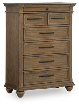 Load image into Gallery viewer, Karallin - Seven Drawer Chest - Medium Brown
