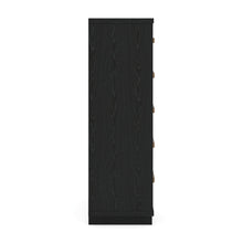 Load image into Gallery viewer, Kozmour - Five Drawer Chest - Black / Brown
