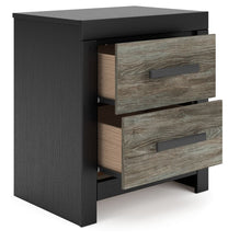 Load image into Gallery viewer, Broachmyn - 3 Pc. - Dresser And 2 Nightstands - Black / Gray
