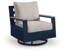 Load image into Gallery viewer, East Beach - Swivel Glider Chair With Cushion - Blue
