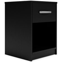 Load image into Gallery viewer, Finch - One Drawer Night Stand - 23" Height - Black
