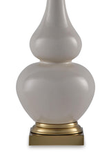 Load image into Gallery viewer, Weswick - Ceramic Table Lamp - Cream / Gold Finish
