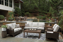 Load image into Gallery viewer, Paradise Trail - Sofa with Cushion - Medium Brown
